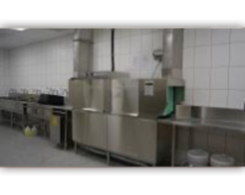 中小學午餐中央廚房設備(洗碗區)  |餐飲設備與廚房設客戶實績|食品及團膳工廠