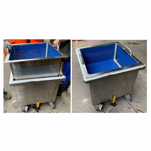 活動式殘菜桶車/含殘渣籃產品圖