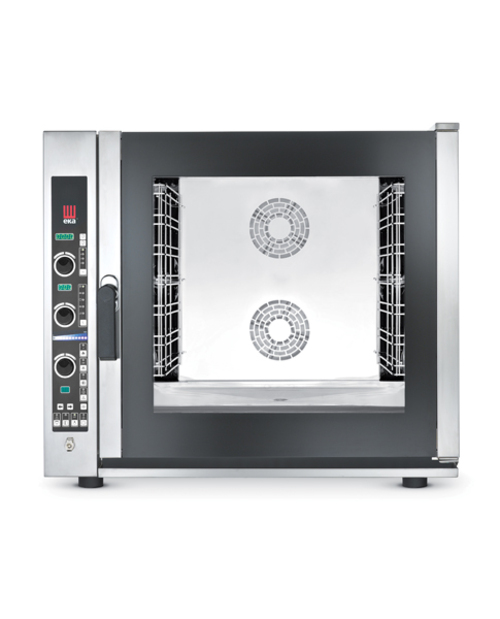 EKA電子旋鈕式萬能蒸烤箱(含鍋爐)/7盤(7-1/1GN)  |餐飲設備與廚房設備型錄|萬能蒸烤箱