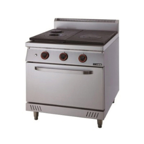 雙口法式爐附烤箱  |餐飲設備與廚房設備型錄|西餐爐具
