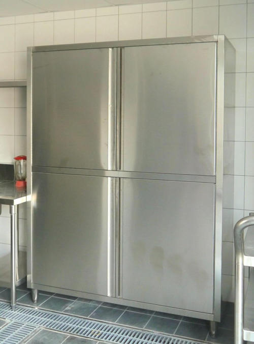 不銹鋼立式雙層櫥櫃  |餐飲設備與廚房設備型錄|工作檯、水槽